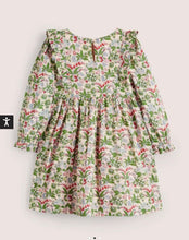 Load image into Gallery viewer, NWT Mini Boden Pink Wildflower Frill Tiered Dress