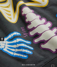 Load image into Gallery viewer, NWOT Mini Boden Glow Print Skeleton Hoodie
