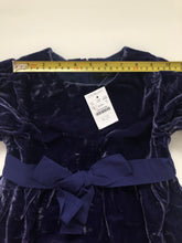 Load image into Gallery viewer, NWT J Crew Girls' puff-sleeve velvet party dress