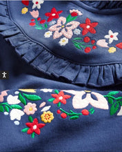Load image into Gallery viewer, NWOT Mini Boden Embroidered Sweat Dress