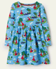 Load image into Gallery viewer, NWT Mini Boden Long Sleeve Fun Jersey Dress