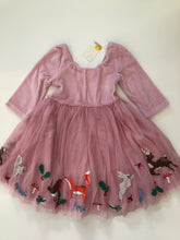 Load image into Gallery viewer, NWT Mini Boden Pink Velvet Bodice Tulle Dress