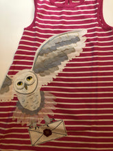 Load image into Gallery viewer, NWOT Mini Boden HP Stripy Appliqué Hedwig Dress