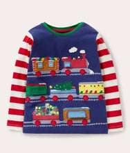 Load image into Gallery viewer, NWT Mini Boden Festive Lift-The-Flap T-Shirt