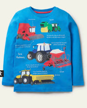 Load image into Gallery viewer, NWT Mini Boden Educational Tractor T-shirt
