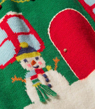 Load image into Gallery viewer, NWT Mini Boden Festive Graphic Crew Sweater
