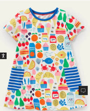Load image into Gallery viewer, NWOT Mini Boden Short-Sleeved Printed Tunic