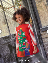 Load image into Gallery viewer, HTF NWOT Mini Boden Festive Big Appliqué Dress