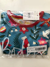 Load image into Gallery viewer, NWT Mini Boden Printed Jersey festive Pocket tunic