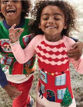 Load image into Gallery viewer, NWT Mini Boden Festive Knitted Dress