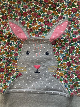 Load image into Gallery viewer, NWOT Mini Boden Floral Bunny Applique Sweatshirt