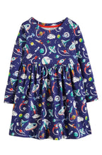 Load image into Gallery viewer, NWT Mini Boden Print Long Sleeve Dress