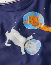 Load image into Gallery viewer, NWT Mini Boden Glow-in-the-dark Logo T-Shirt