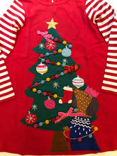 Load image into Gallery viewer, HTF NWOT Mini Boden Festive Big Appliqué Dress