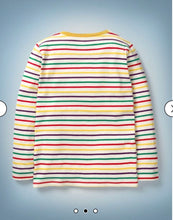 Load image into Gallery viewer, NEW Mini Boden Golden Snitch Breton Tee shirt