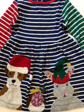Load image into Gallery viewer, NEW Mini Boden Festive Appliqué Hotchpotch Dress