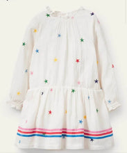 Load image into Gallery viewer, NWT Mini Boden Embroidered Woven Dress