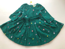 Load image into Gallery viewer, NWT Mini Boden Embroidered Cord Dress