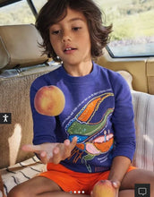 Load image into Gallery viewer, NWOT Mini Boden Nature Facts Appliqué Crab Sweatshirt