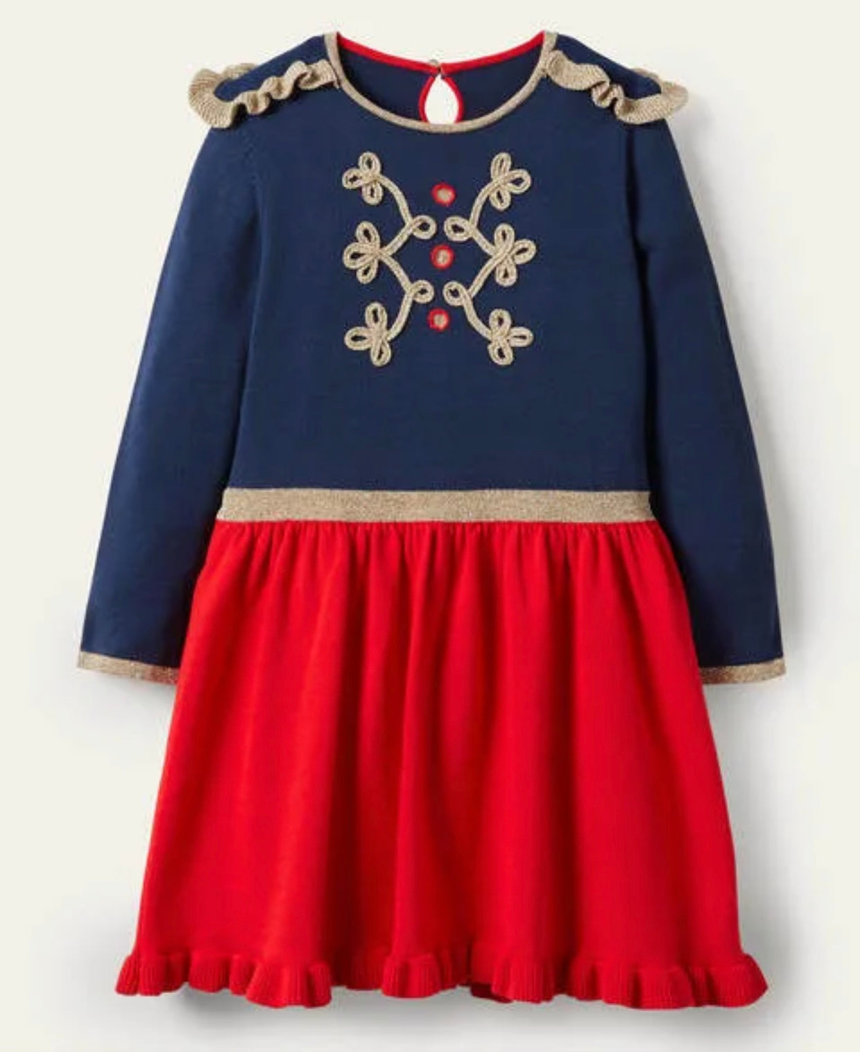 NWT Mini Boden Trim Detail Knitted Dress – Mini World Explorers
