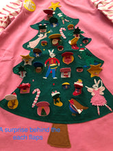 Load image into Gallery viewer, NWT Mini Boden Festive Advent Calendar Dress