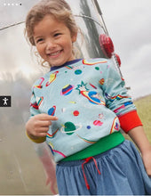 Load image into Gallery viewer, NWT Mini Boden Printed Sweatshirt