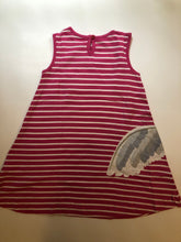 Load image into Gallery viewer, NWOT Mini Boden HP Stripy Appliqué Hedwig Dress
