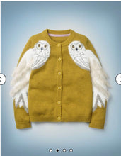 Load image into Gallery viewer, HTF NWT Mini Boden HP Hedwig Cardigan