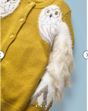 Load image into Gallery viewer, HTF NWT Mini Boden HP Hedwig Cardigan