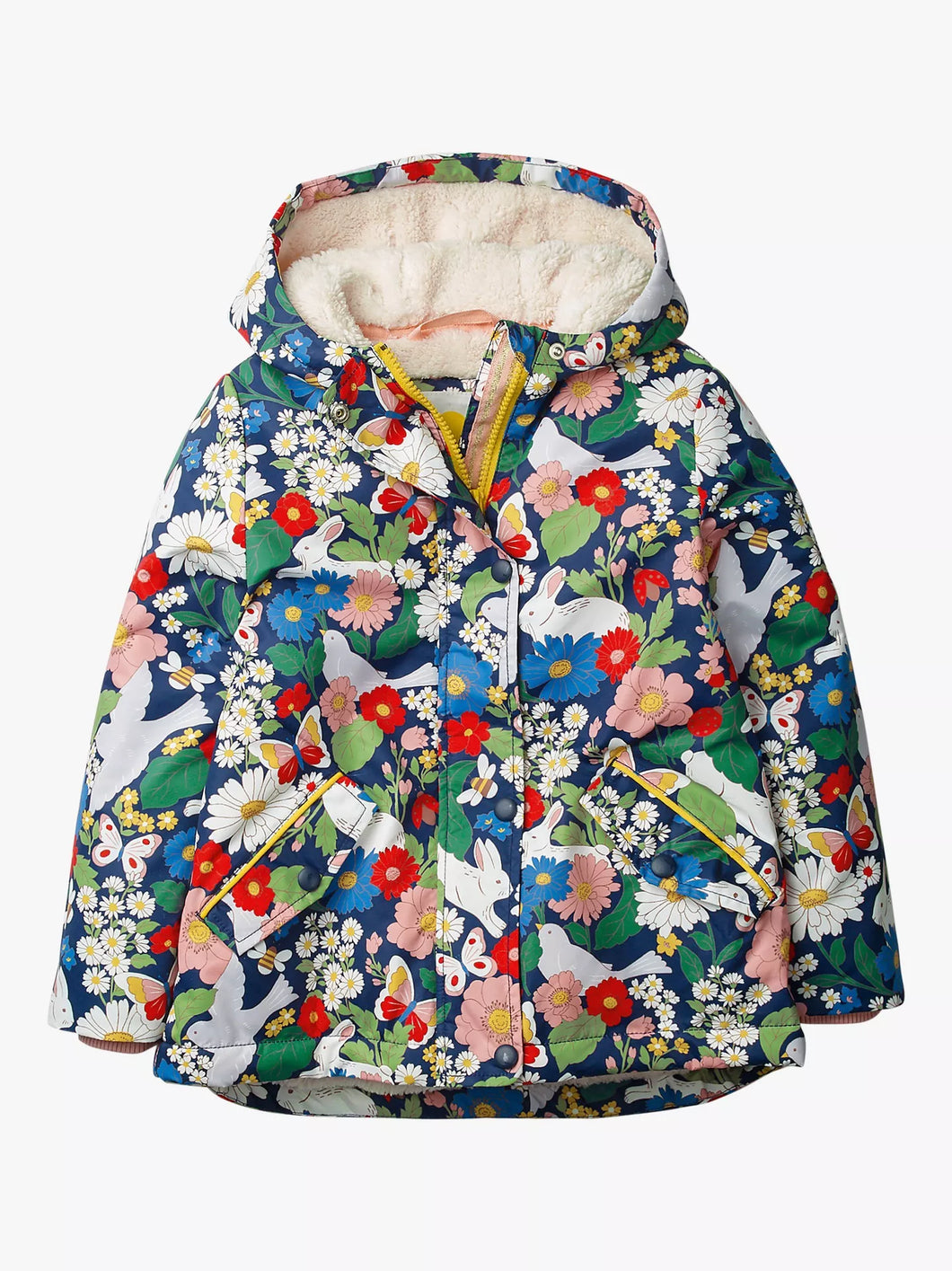 HFT NWT Mini Boden Sherpa Lined Anorak