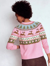 Load image into Gallery viewer, NWOT Boden Edie Fair Isle  Wool Blend Cardigan
