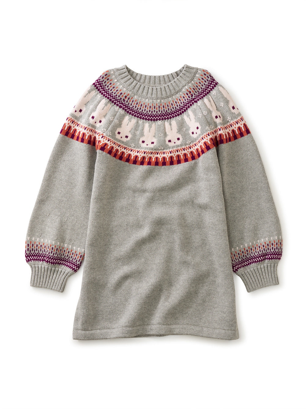 NWT Tea Collection Bunny Fair Isle Sweater Dress