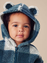 Load image into Gallery viewer, NWT Tea Collection Teddy Fleece Bear Ears Baby Jacket
