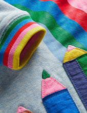 Load image into Gallery viewer, HTF NWOT Mini Boden Appliqué Sweatshirt Dress
