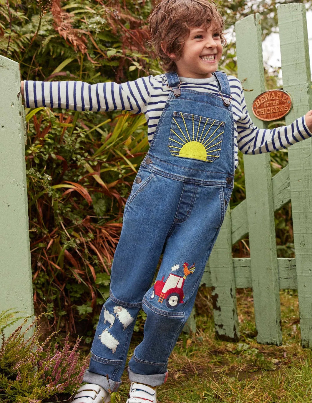 NWT Mini Boden Fun Dungarees