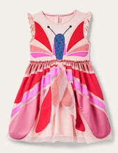 Load image into Gallery viewer, VGUC Mini Boden Butterfly Tulle Dress
