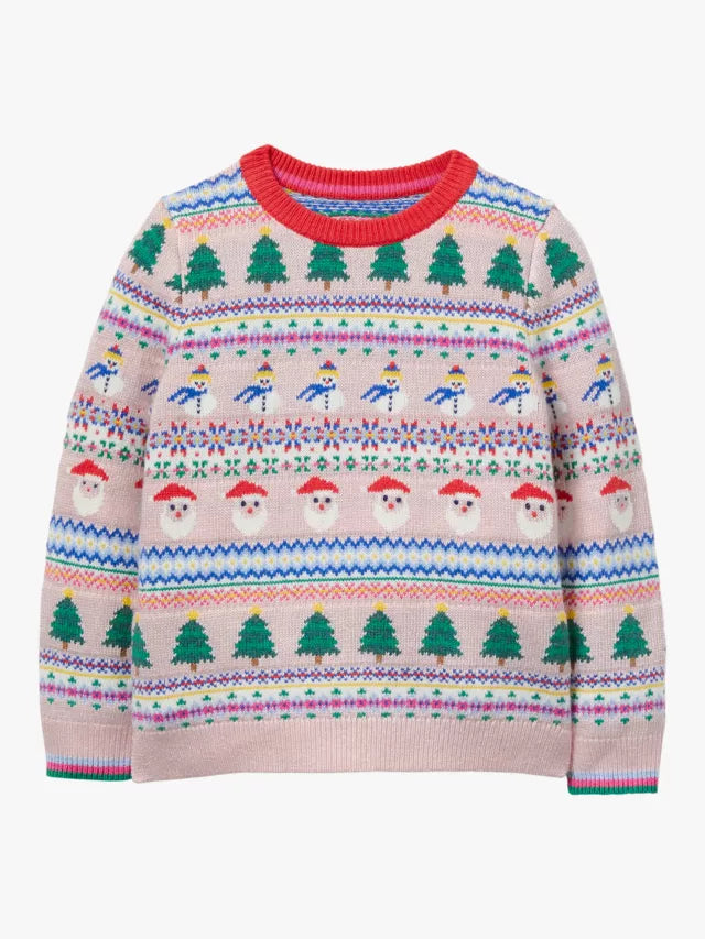 NWT Mini Boden Fair Isle Christmas Sweater
