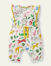 Load image into Gallery viewer, NWOT Mini Boden Jersey Ruffle Romper
