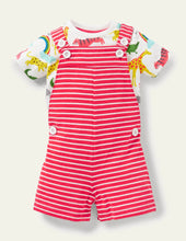 Load image into Gallery viewer, NEW Mini Boden Short Jersey Overalls Set
