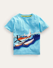 Load image into Gallery viewer, NWT Mini Boden Transportation Logo T-shirt
