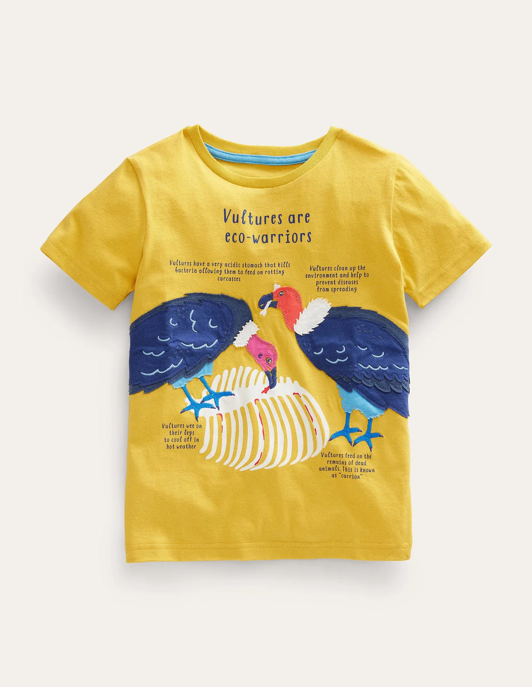 NWT Mini Boden Animal Facts T-shirt