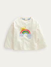 Load image into Gallery viewer, NWT Mini Boden Relaxed Rainbow T-shirt
