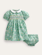 Load image into Gallery viewer, NWT Mini Boden Smocked Nostalgic Dress
