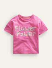 Load image into Gallery viewer, NWT Mini Boden Flutter Slogan T-shirt
