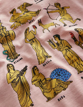 Load image into Gallery viewer, NWT Mini Boden Educational Greek Gods T-shirt
