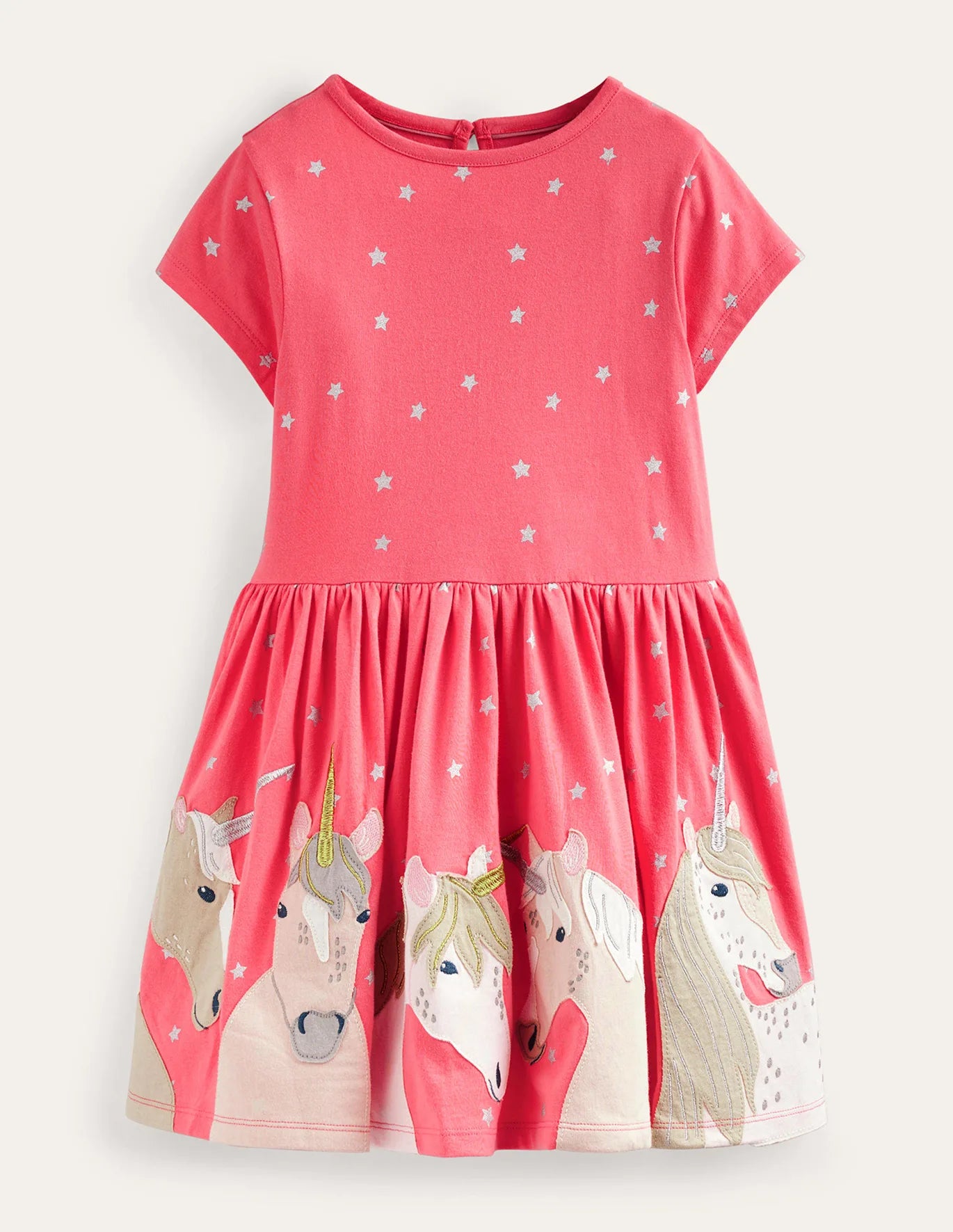 NWT Mini Boden Jersey Unicorn Applique Dress – Mini World Explorers