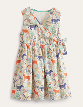 Load image into Gallery viewer, NWT Mini Boden Tropical Garden Wrap Dress
