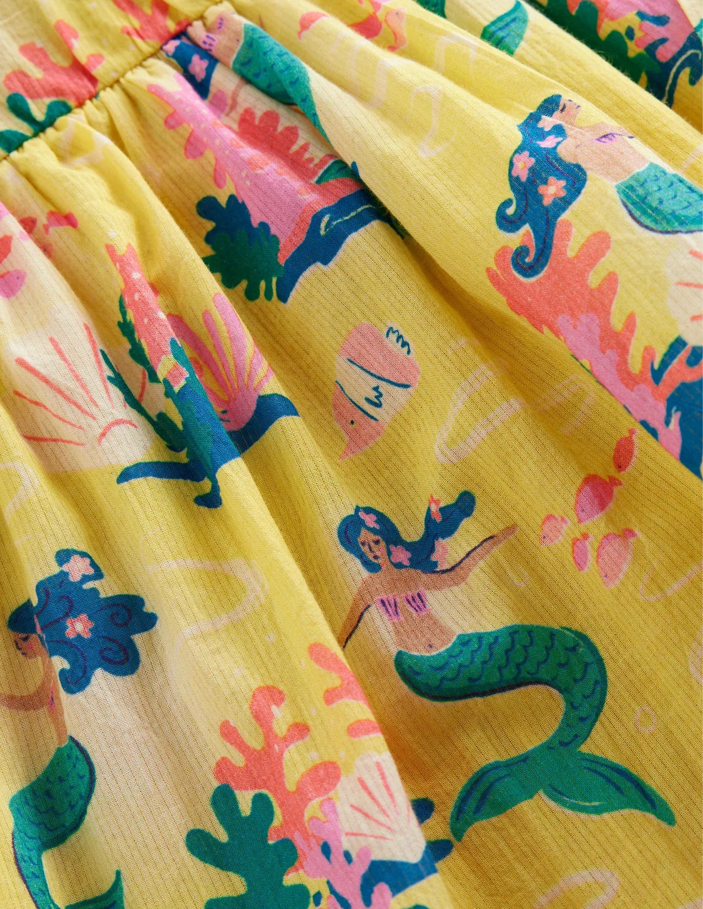 chinese dress ladies Nwot Mini Boden Mermaid Big Appliqué Dress Nwot 9-10y main image 1