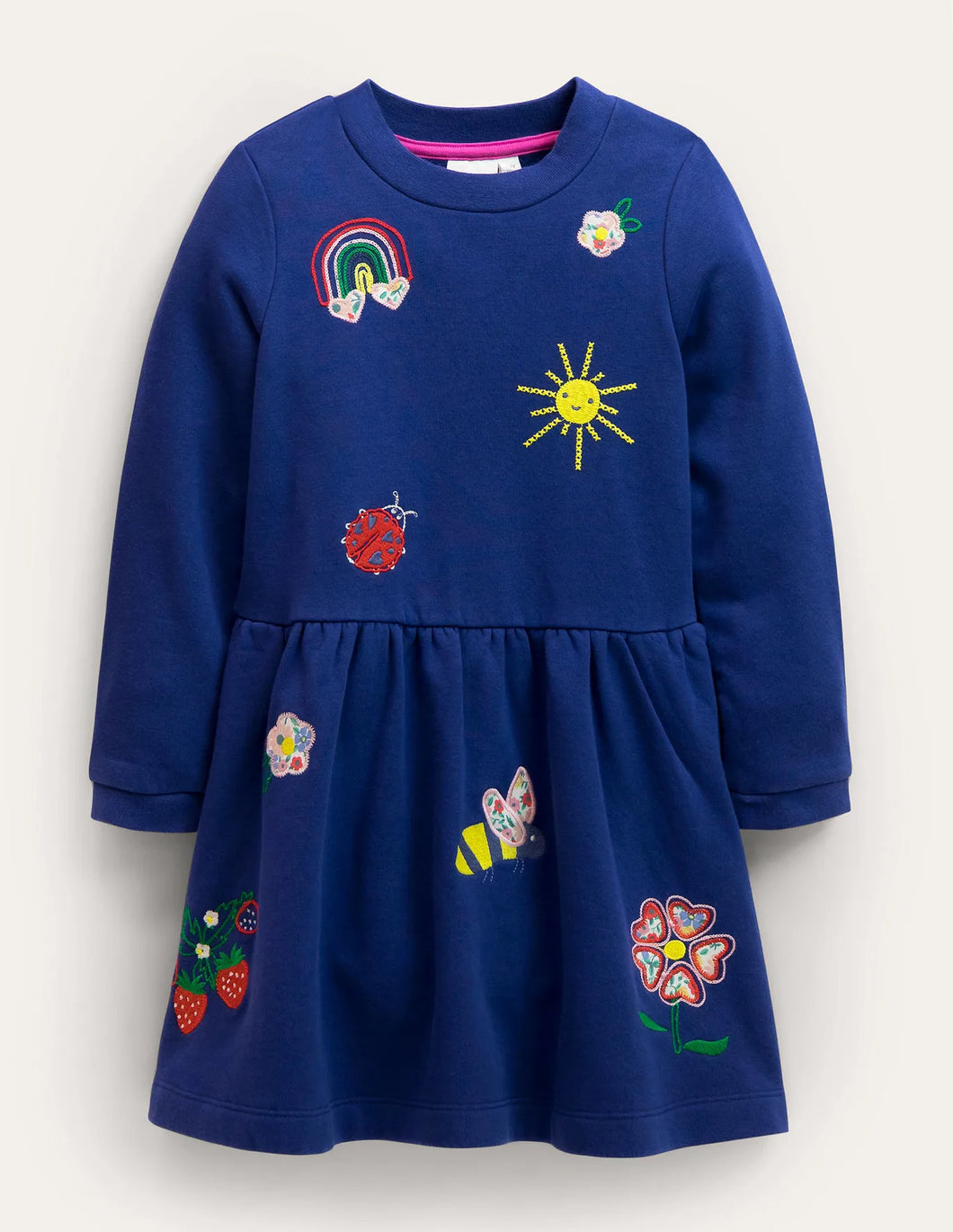 Applique Sweatshirt Dress, Girls Kids Boden Applique Sweatshirt Dress, Girls Kids Boden