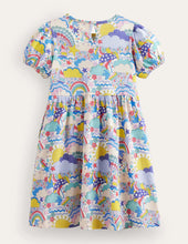 Load image into Gallery viewer, NWT Mini Boden Puff Sleeve Jersey Dress
